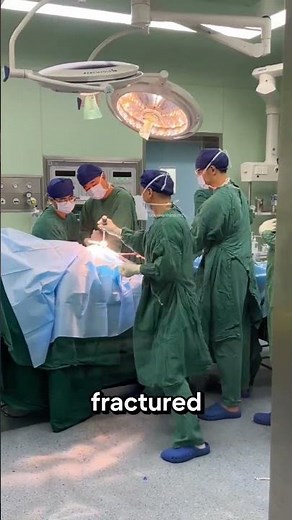 Bone Surgery Using Metal Rod‼️😱