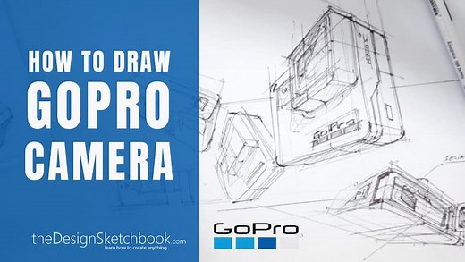 How to Draw a GoPro Camera: Step-by-Step Tutorial For Beginners – TIP 178