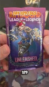 Opening A Riftbound Pack Every Day - 189 #Riftbound #leageoflegends #packopening #unleashed