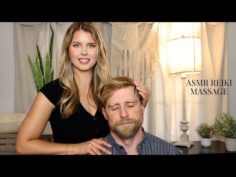 "Indian Head Massage" ASMR REIKI Soft Spoken Gentle Energy Healing (Head Scratching & Rubbing)