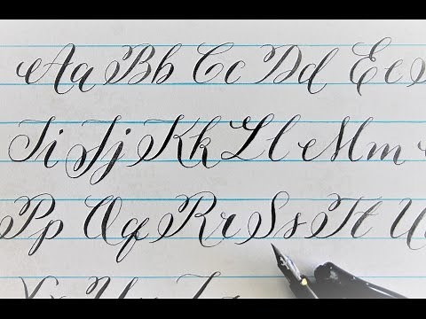 how to write in calligraphy | new letters for beginners =)