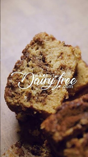 Vegan Cinnamon Quick Bread | Easy Holiday Breakfast #Shorts