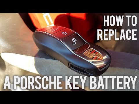 How to Replace a Porsche Key Battery in a 991, Cayenne, Cayman, Boxster, Panamera, Macan, 918 Spyder