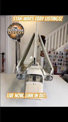 🔥 63 Vintage Star Wars Listings – Imperial Shuttle, 12” Figures & Mint Lots! #starwars #ebay #toys