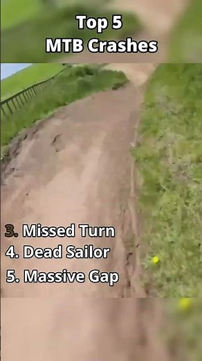 Top 5 MTB Crashes #crash #funnymoments #funnyclips