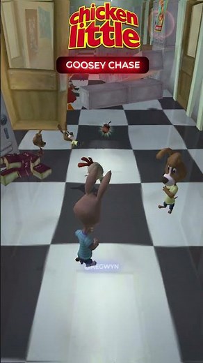 🏃🏻 Goosey Chase - Chicken Little [4K 60ᶠᵖˢ] (PC, PS2, Gamecube, Xbox) #Shorts