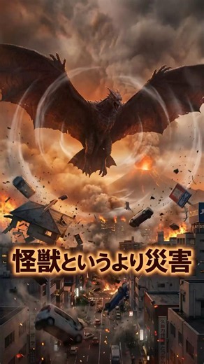 【事実】ラドンだけ災害っぽさが強すぎる理由 #shorts #ラドン #ゴジラ