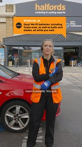 21K views · 15 reactions | Car struggling to start in the cold? ❄️ We fit batteries from leading brands including Yuasa to keep you moving this winter! | Halfords | Facebook