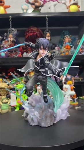 #225 Kirito ⚔️💥 Dual Blades Unleashed | Sword Art Online Epic Figure #shorts