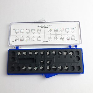 [Hot Item] Round Plate Package Mini Roth Mbt 0.018 0.022 Dental Orthodontic Ceramic Bracket