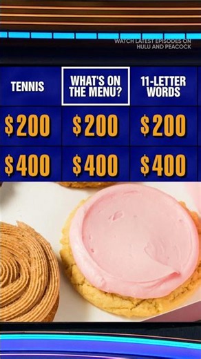 What's On The Menu? | Category | JEOPARDY!