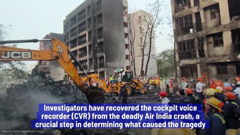 Air India Crash: Investigators Recover Cockpit Voice Recorder..