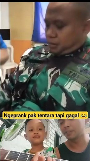 Prank TNI tapi Tidak marah❓#memes #tni #shorts