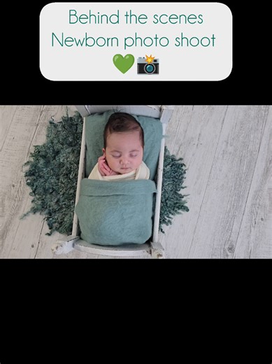 Behind the scenes with the cutest little bub who was in the studio this week - how cute is his hair 😍 ©️ Sarah Kate Photography #newbornphotography #perthnewbornphotograpy #perth #perthmums #newbornphotoshoot