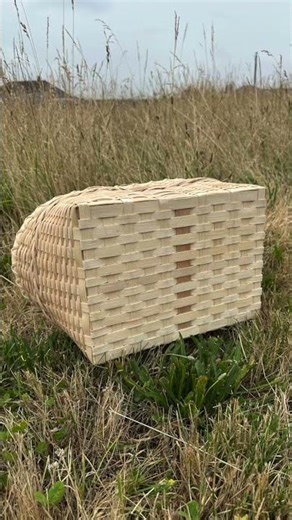 🧺Textile Indie Kit: Braided Market Basket Finished Reveal | Swing Handle & Closed Base