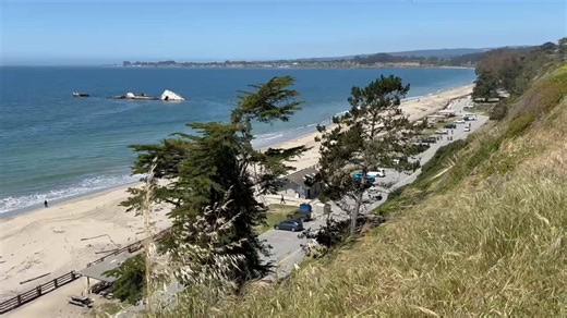Views from above Seacliff State Beach, Aptos, CA 🏖️☀️