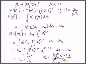 Dirichlet distribution: Variance