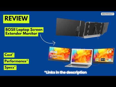 BackupBOSII Triple Laptop Screen Extender Review – 3 Screens Anywhere! 🔥 Best Portable Monitor