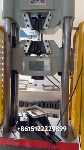 Yield strength and tensile strength test for steel pipe