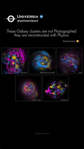 ✨ Galaxy clusters are the largest structures in the universe held together by gravity.