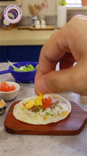 PREPARING TACOS [ Miniature Cooking ]