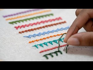 10 Unique Knotted Embroidery Stitches