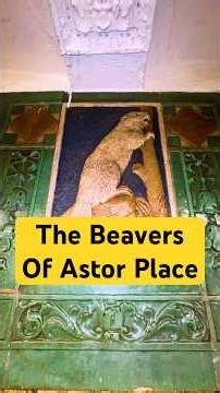 The Beavers of Astor Place #nyc #didyouknow #history #nychistory #astor #explorenyc