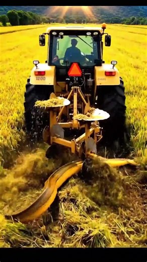 Tractor Soil Plow Crashed On Large Eel In Muddy #Eel #kubota #snake