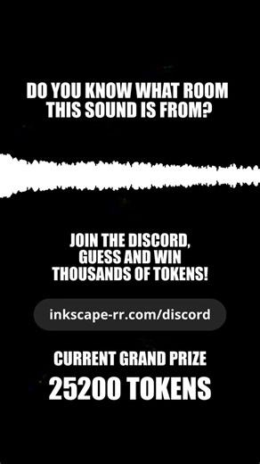 Do you know what room this sound is from? Guess now at inkscape-rr.com/discord and maybe you'll win the grand prize! #competition #recroom #guessinggame #guessthesound