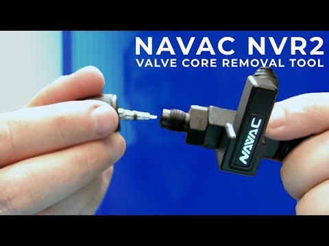 NAVAC NVR2 Valve Core Removal Tool Unbox - Two Sizes in One Tool!