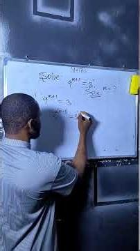 How To Solve Exponential Equations Step-by-Step #maths #education #mathdoesntsuck #mathisfun