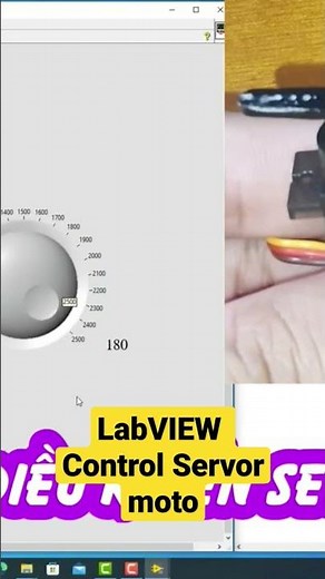 điều khiển động cơ Servo từ LabVIEW - LabVIEW control Servo motor using LinX