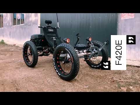TrikExplor F420E Electric fat tire recumbent quad