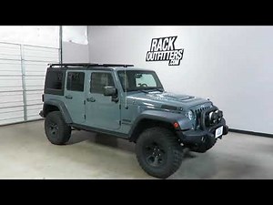 Jeep Wrangler Unlimited Hard Top with Rhino-Rack Pioneer Platform Backbone System