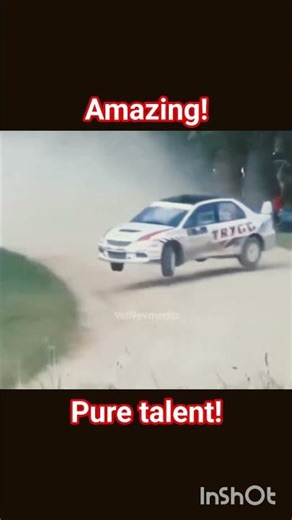 Pure talent! Rallye car in control! #racing #rally #rallycar #rallye #talent #misubishi #automobile