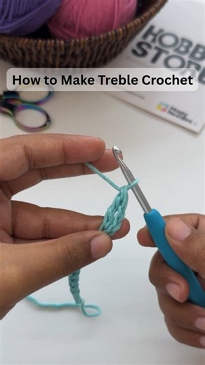 Magic Needles® on Instagram: "Comment “TR” & one lucky beginner gets one Hobby Store Bare Minimum Beginner’s Crochet Kit by Magic Needles FREE! 🧶✨ Welcome to the Crochet Beginner Series by Magic Needles — Episode 10. How to Make Treble Crochet (TR) Want taller, airy stitches? 🌬️ In this episode, you’ll learn how to make a treble crochet (TR) and understand stitch height clearly. To enroll: 👉 Like this post 👉 Share it and tag friends who are keen to begin crochet 👉 Follow us to learn crochet