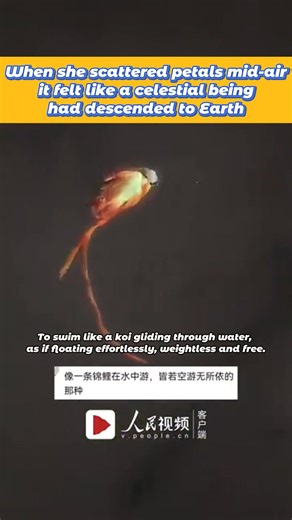 2.9K views · 52 reactions | The magical "Fairy Descends from Heaven" performance just took place in Guangdong! ✨ The actress’s graceful moves were simply breathtaking, and when she scattered petals mid-air, it felt like a celestial being had descended to Earth. Netizens were in awe: "She looks like a goddess stepping out of a painting!"  #China #chineseculture | Embassy of The People's Republic of China in the United States | Facebook