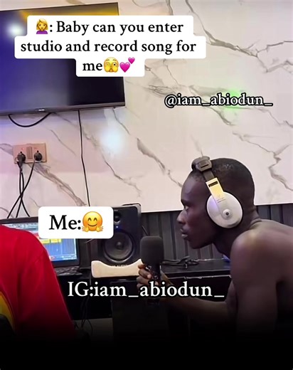 🫩😂 #iam_abiodun_ | Studio Session
