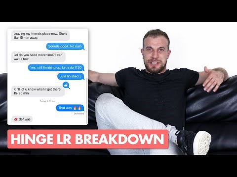 3 Pillars of Good Text Game - Hinge Match Breakdown (Open to Close)