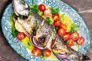 Greek-Style Roasted Branzino Recipe