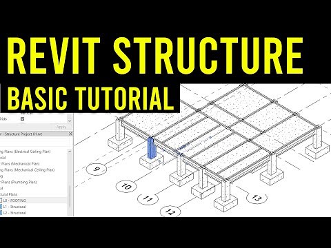 Basic Revit 2025 Structure Tutorial For Beginners