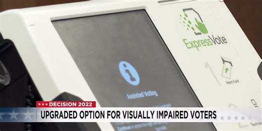 Douglas Co. demonstrates new voting machines for blind