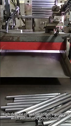 Using automated equipment to weld gas spring