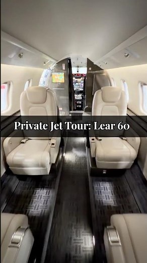 Step Inside the Lear 60 -- Fast Sleek and Built to Impress #lear60 #privatejettour #trunorthjets