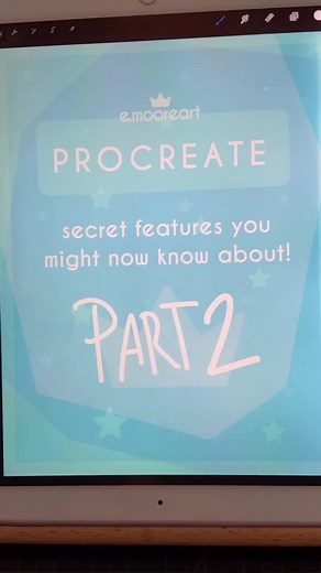 Procreate Secrets - PT. 2 ✨ more is coming! Follow, Like, Share — @procreate #arttutorial #fypart #howto #arttips #tiktokartist #emooreart