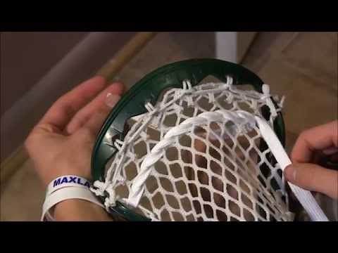 Max's Lacrosse Stringers Tips - How to String a Straight Shooting String