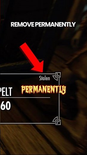 How To Permanently Remove “Stolen Items” Skyrim
