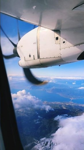 Airplane Propeller Sound ✈️ | Turboprop View