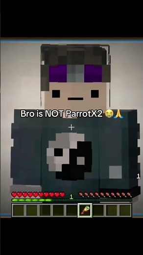 Bro is NOT ParrotX2 😭 🙏 Minecraft Unstable Smp #shorts #memes