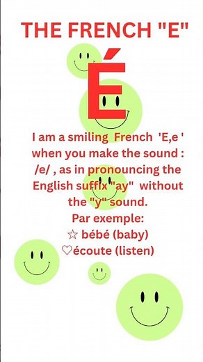 The French Letter " E " | É sound